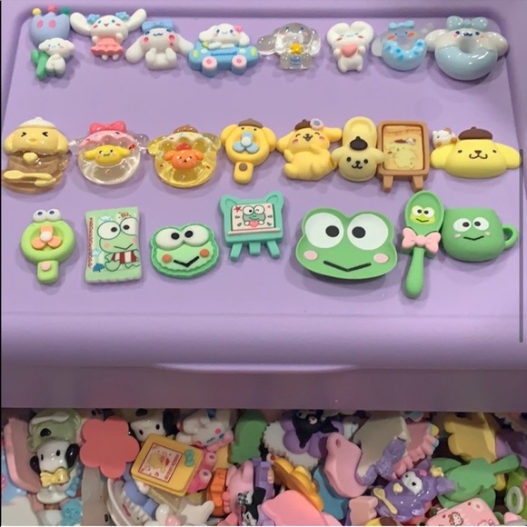 Scoop of 30 Hello Kitty Sanrio Inspired Charms for DIYs - Picture 5 of 10